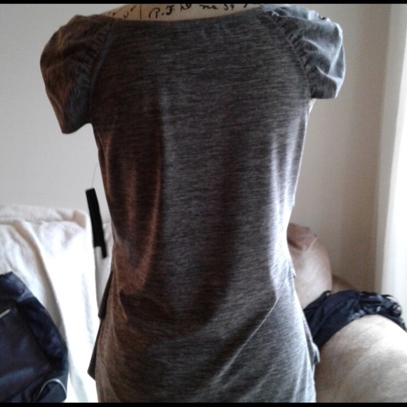 NWT AB STUDIO (Sz: M) Gray Sleeveless Shirt - Picture 2 of 4